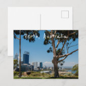 Panorama van Perth vanuit het prachtige Kings Park Briefkaart (Voorkant / Achterkant)