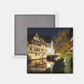 Panorama van Petit France gebied van Straatsburg Magneet (Voorkant / Achterkant)