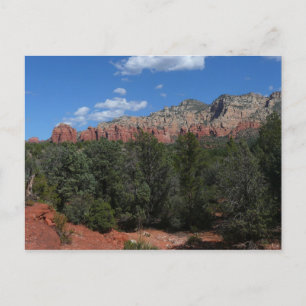 Panorama van rode rotsen in Sedona Arizona Briefkaart