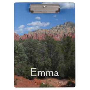 Panorama van rode rotsen in Sedona Arizona Klembord