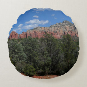 Panorama van rode rotsen in Sedona Arizona Rond Kussen