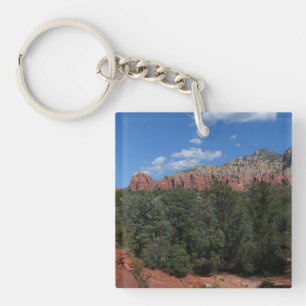 Panorama van rode rotsen in Sedona Arizona Sleutelhanger