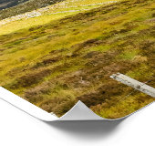 Panorama van Schotse Hooglanden Poster (Hoek)