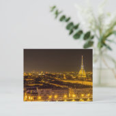 Panorama van Turijn met de mole Antonelliana 's na Briefkaart (Staand voorkant)