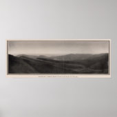 Panorama van Twin Peaks west tot zee Poster (Voorkant)