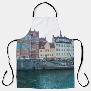 Panorama van typische kleurrijke decoratieve midde schort