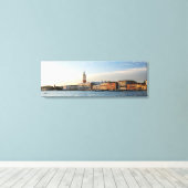 Panorama van Venetië Canvas Afdruk (Insitu (Houten vloer))