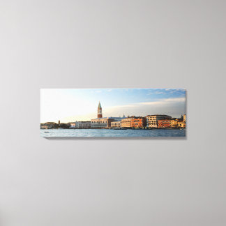 Panorama van Venetië Canvas Afdruk