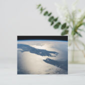 Panorama vanuit de ruimte markeert de straat van C Briefkaart (Staand voorkant)