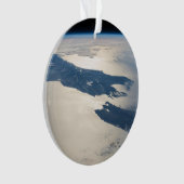 Panorama vanuit de ruimte markeert de straat van C Ornament (voorkant)