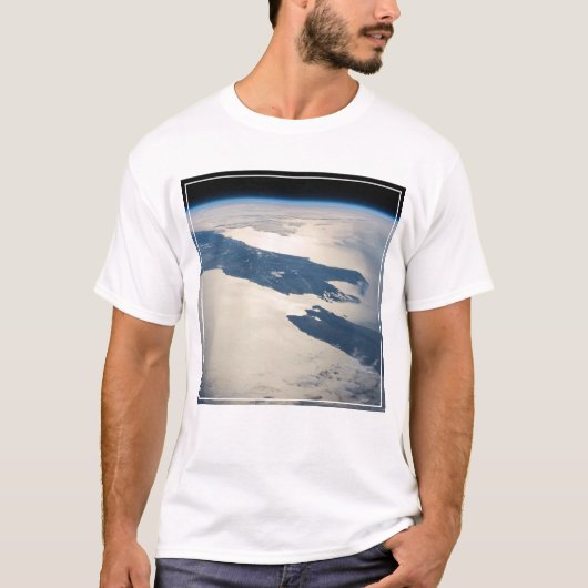 Panorama vanuit de ruimte markeert de straat van C T-shirt (Voorkant)