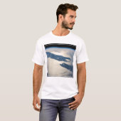 Panorama vanuit de ruimte markeert de straat van C T-shirt (Voorkant volledig)