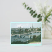 Panorama Vintage van Parijs Briefkaart (Staand voorkant)