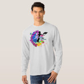 Panorama Vlag Vrouw Souvenir T-shirt (Voorkant volledig)
