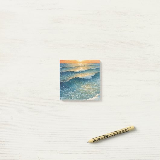 Panorama Water Uitzicht Post-it® Notes (Op bureau)