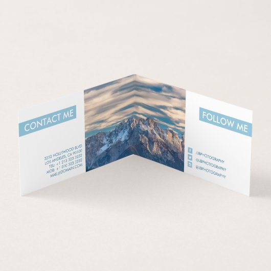 panoramafotograaf visitekaartje (Binnen)