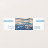 panoramafotograaf visitekaartje (Binnenkant ongevouwen)