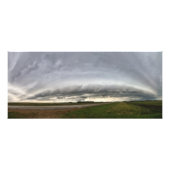 Panorama's Shelf Cloud bij Vibank Sk Foto Afdruk (Voorkant)