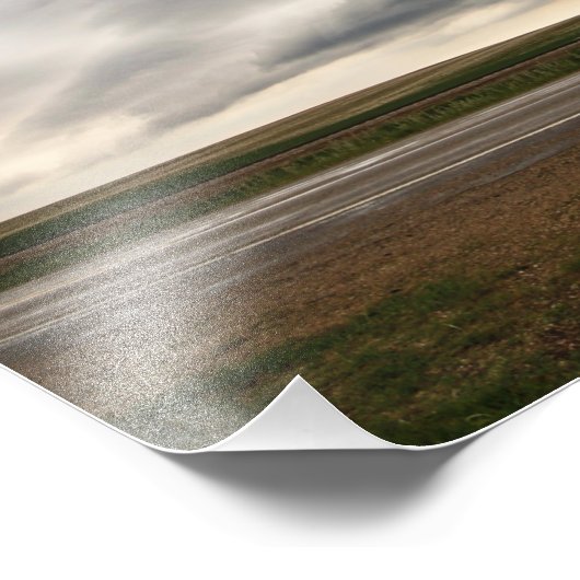 Panorama's Shelf Cloud bij Vibank Sk Foto Afdruk (Hoek)