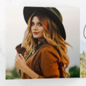 Panoramic Graduate Tri-Fold Announcement Drieluik Aankondiging (Binnenzijde eerst)