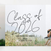 Panoramic Graduate Tri-Fold Announcement Drieluik Aankondiging (Binnenkant midden)