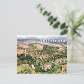 Panoramic landscape. Andalusia. Ronda. Briefkaart (Staand voorkant)