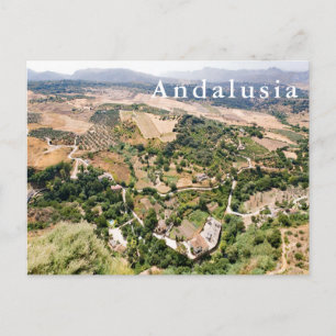 Panoramic landscape. Andalusia. Ronda. Briefkaart