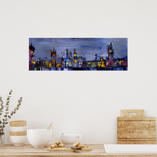 Panoramic London Poster (Keuken)