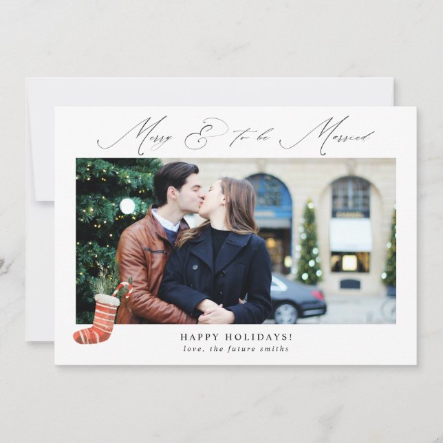 Panoramic Merry & To Be Married w Stocking Foto 2 (Voorkant)