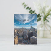 Panoramic New York City Travel Briefkaart (Staand voorkant)