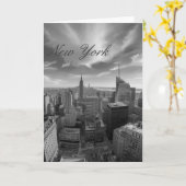Panoramic New York City Travel  Kaart (Gele Bloem)
