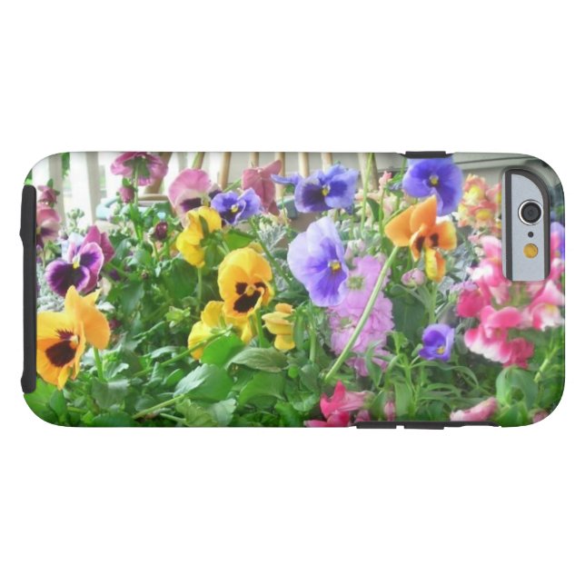 Panoramic Pansies iPhone 6 hoesje (Achterkant Horizontaal)
