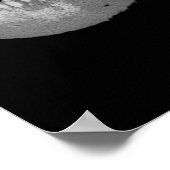 Panoramic Skull Poster - Zwart & Wit Pop Art, Fa (Hoek)