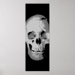 Panoramic Skull Poster - Zwart & Wit Pop Art, Fa<br><div class="desc">Fantasy Art Skull Skeleton Poster Print - Heavy Metal Punk Rock College Retro Art</div>