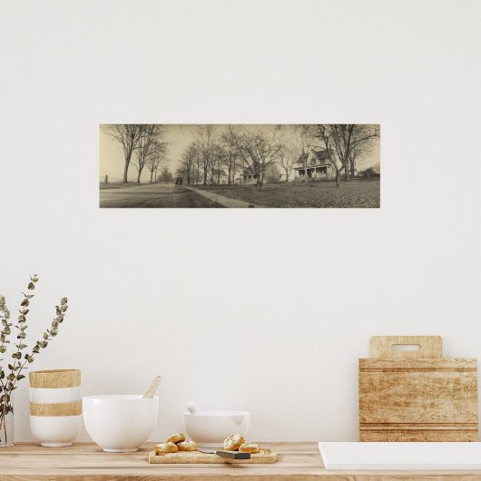 Panoramic W Lakeshore Dr. - Kelleys Island Poster (Keuken)