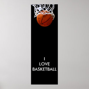 Panoramiek I Love Basketball Poster