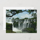 Panoramiek van de Iguazu-Herfsten Briefkaart (Voorkant / Achterkant)