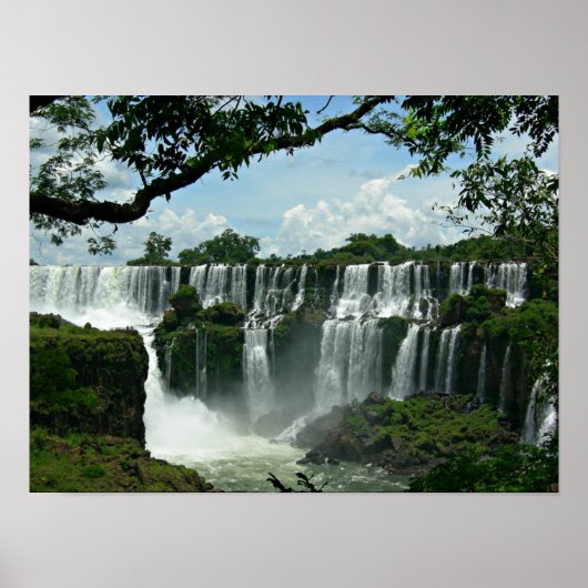 Panoramiek van de Iguazu-Herfsten Poster (Voorkant)