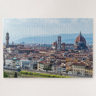 Panoramiek van Florence-monumenten, Toscane, Itali Legpuzzel