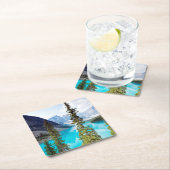 Panoramiek van het meer van Moraine | Valley of Te Kartonnen Onderzetters (Insitu)