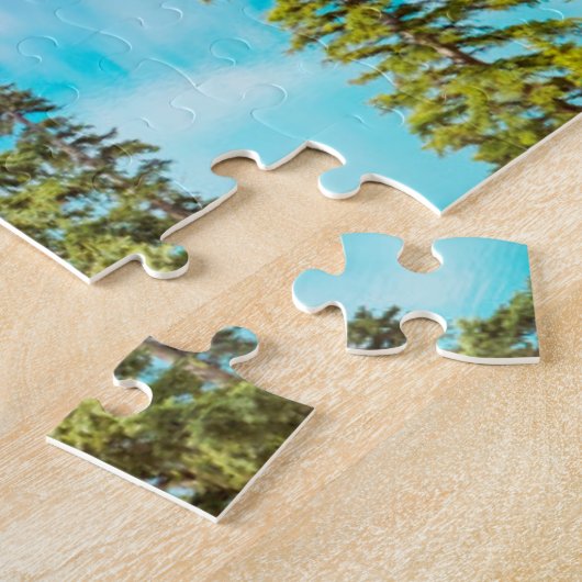 Panoramiek van het meer van Moraine | Valley of Te Legpuzzel (Zijkant)