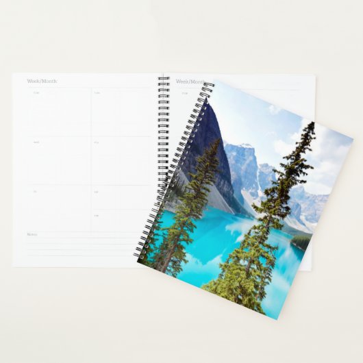 Panoramiek van het meer van Moraine | Valley of Te Planner (Display)