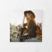 Panoramisch Afstuderen tri-Fold aankondiging (Cover)