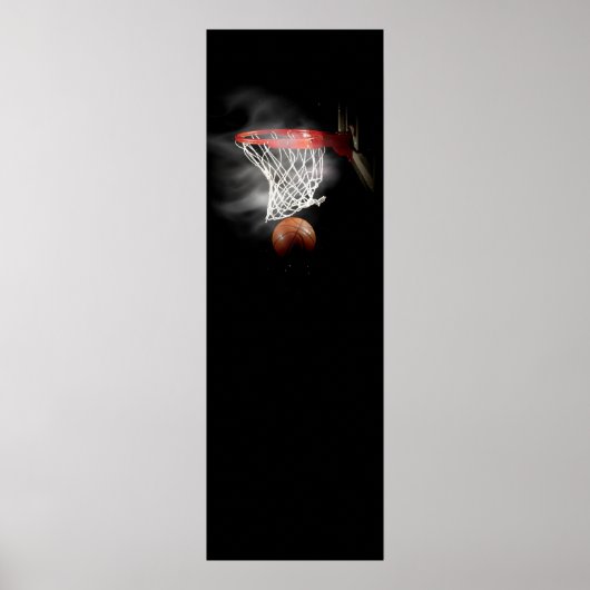 Panoramisch Basketball-Poster Poster (Voorkant)