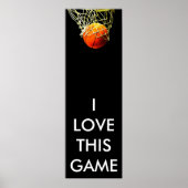 Panoramisch Basketball-Poster Poster (Voorkant)