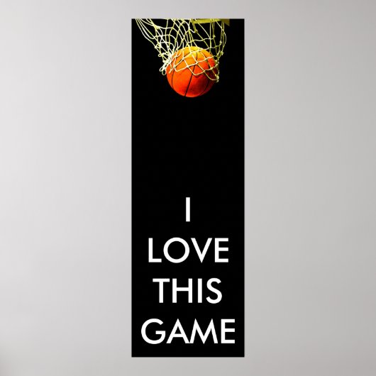 Panoramisch Basketball-Poster Poster (Voorkant)