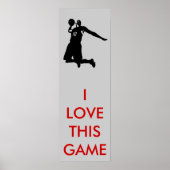 Panoramisch Basketball-Poster Poster (Voorkant)