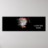 Panoramisch Basketball-Poster Poster (Voorkant)