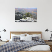 Panoramisch berggebied Overlook in het najaar Canvas Afdruk (Insitu (Slaapkamer))