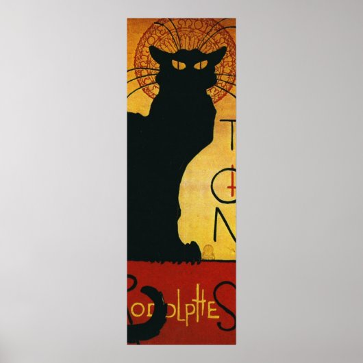 Panoramisch Chat Noir Poster (Voorkant)